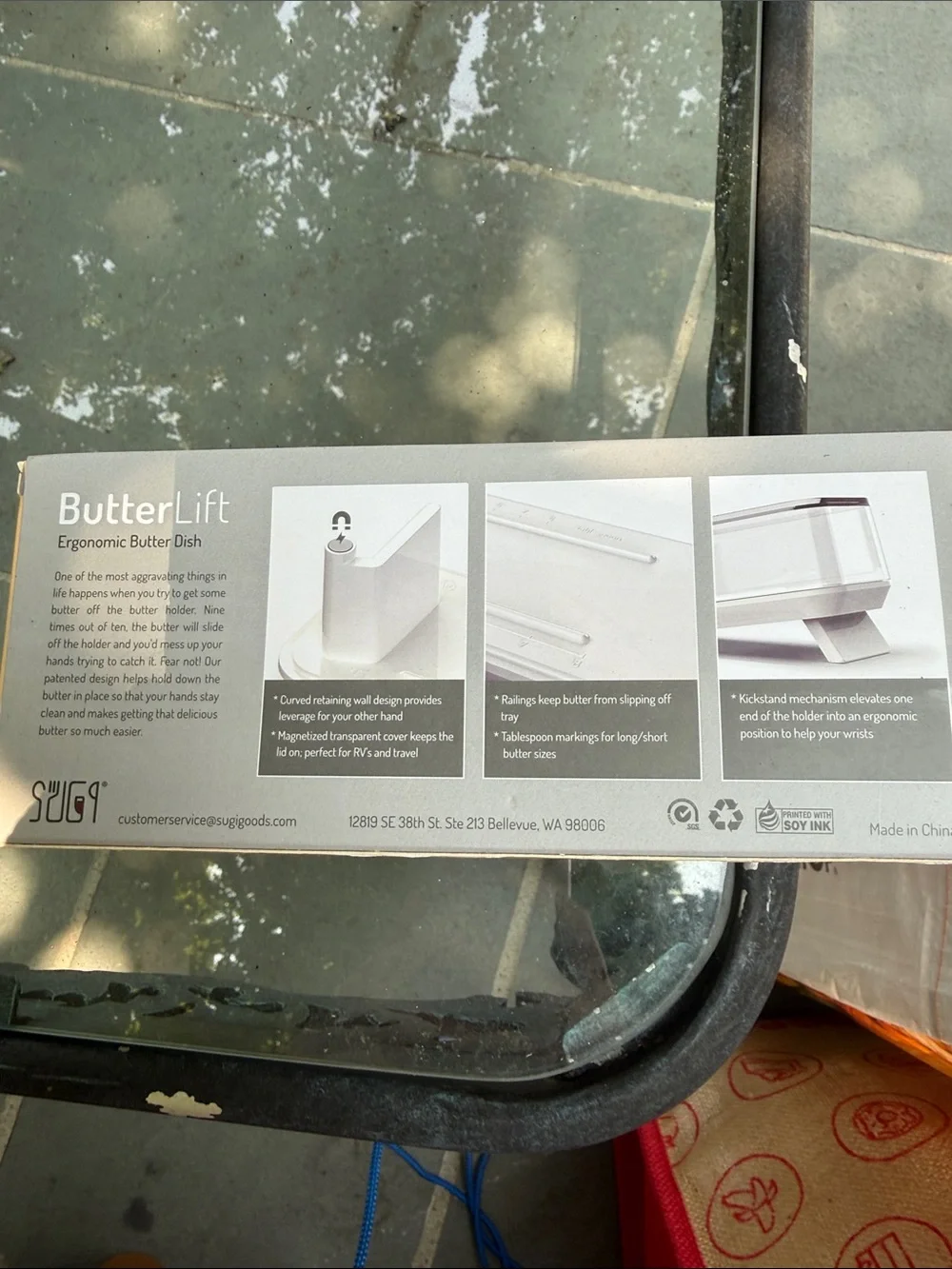 Butter butterlift dish